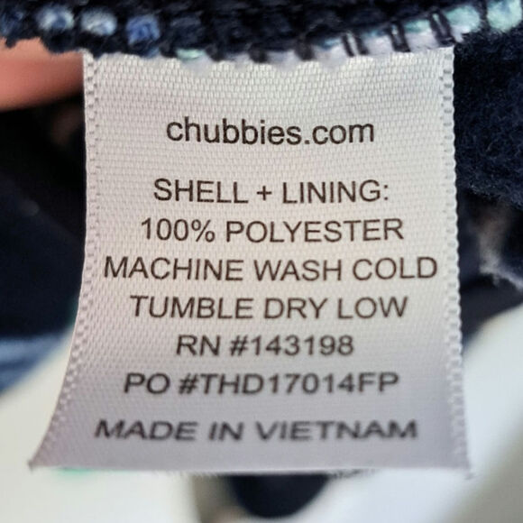 Chubbies Neon Lights Flamingo Palm Tree Full Zip Fleece Jacket Men's Large - Picture 5 of 5